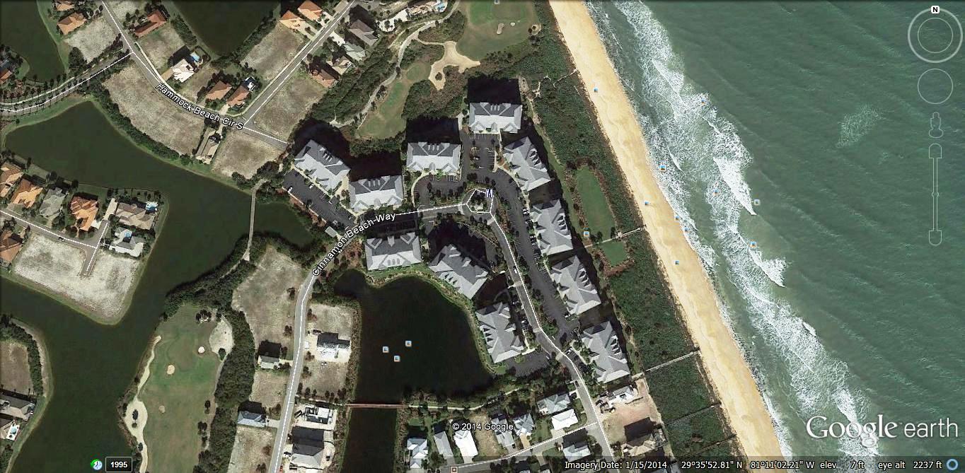 Cinnamon Beach Condominiums - Palm Coast - Google Earth